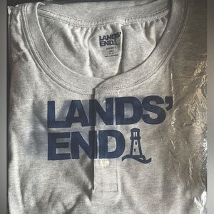 Lands End Super Soft Henley Tee